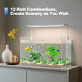 CousDUoBe 12 Pcs Betta Fish Tank Decor，Silk Aquarium Plants Green Fish Tanks Decoration Plants, Aquarium Decorations Gre