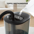 WACOOL Reptile Fogger Mister 4L No-Leak Top-Fill Water Humidifier - Digital Timer Terrarium Fogger with Adjustable Fog V