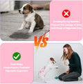Jollywoods 3 Pack Washable Female Dog Diaper Onesie Sanitary Pantie with Adjustable Suspender, Reusable Fixed Doggie Dia