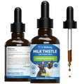 Pet Wellbeing Milk Thistle for Cats - Organic Herb, Milk Thistle Liver Detox Support, Antioxidants - NASC Certified & Vet-Formulated - 2 oz Liquid