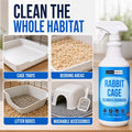 Rabbit Cage Odor Eliminator & Cleaner Spray, 32oz – Made in USA