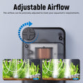 AQUASMITH Aquarium Air Pump,Ultra-Quiet/Small Size/More Output Air Pump for Fish Tank 1.5w/29GPH/14Kpa,with Air Stone Bu