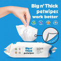 Petkin Big N' Thick Petwipes 100 ct