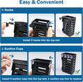 Aquarium Plant Holder 4 PCS Aquatic Plant Pot (Black)