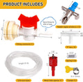 12Pcs Rabbit Nipple Drinker Kit Automatic Rabbit Watering System