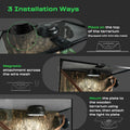 2 Pack UVB Reptile Lights with Remote, UVA UVB Light with Timer
