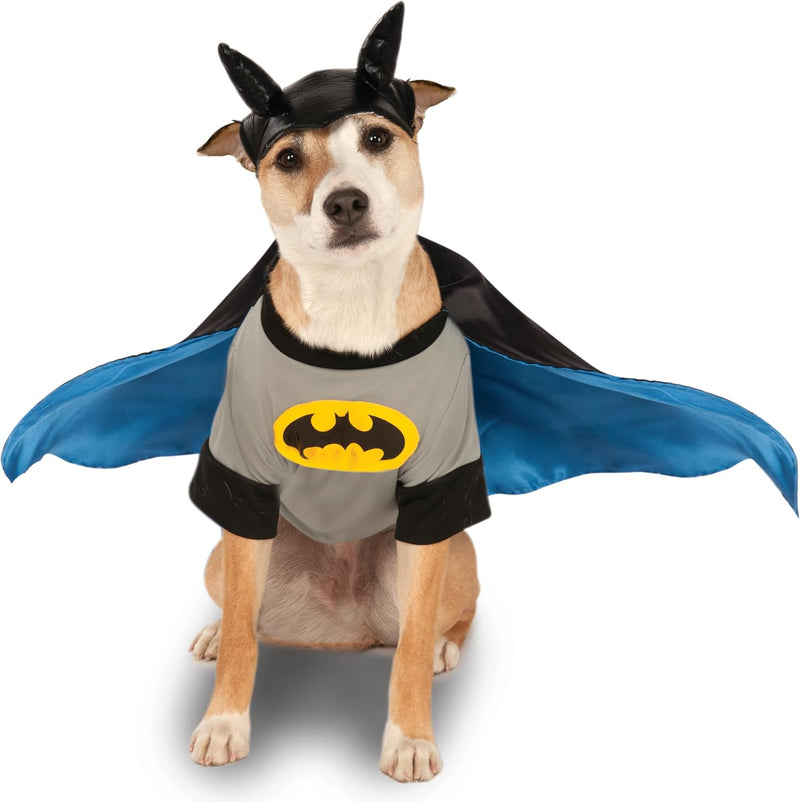 DC Comics Superheroes: Batman Pet Costume for Dogs or Cats by Rubies, XXXL