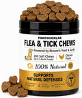 Chewable Flea and Tick Prevention for Dogs - 200 Soft Chews - Oral Flea and Tick Pills for Small, Medium, Large Dogs and