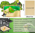 Firdnyohs 25PCS Gravel Paper for Bird Cage,11" x17" Bird cage Liner Gravel Paper Special for Bird Cage in sea Sand-Great