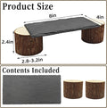 Bearded Dragon Basking Platform,Natural Slate Reptile Basking Rock,L