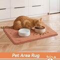 Bcoimo Super Absorbent Cat Door Mat, 24"*17" Anti Slip Mat for Muddy Paws, Pet Rugs for Dirty Paws Washable that Absorbs Moisture and Dirt, for Cat Cage and Pet Resting Carpet