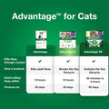 Advantage Topical Cat Flea Treatment and Prevention for Small Cats 2-9 lbs. | Apply Flea Drops Monthly | 2 Treatments