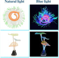 Weewooday 57 Pieces Glowing Fish Tank Decorations