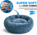 Whiskers & Friends Cat Beds for Indoor Cats & Small Dog, Fluffy Cat Bed