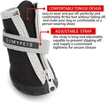 QUMY Dog Shoes Small Size Dogs, Dog Snow Boots & Paw Protectors for Winter