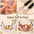 Guinea Pig Hammock, Hanging Corner Pet Rat Hammock with Hooks