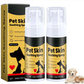 Wanban 2pc Pet Skin Treatment Spray for Dogs and Cats - Nature Soothing Solution for Itchy Skin, Reduces Scratching - Ca
