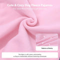 Puppy Sweater Dog Sweater for Small Dogs Girl Boy Winter Warm Soft Dog Pajamas Stretchy Jumpsuit Doggie Pet Clothes Outfits XXS~L (Pink, XX-Small)