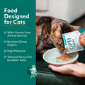 Wet Cat Food, Surf & Turf Selection, Grain Free Morsels, 3oz, 12 Pouches