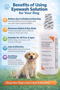 Aspen Animal Health Dog Eye Wash – Sterile Pet Eye Cleaner for Dogs & Cats – Soothes Irritation, Removes Debris & Tear Stains – Gentle Ophthalmic Solution – 4 fl oz