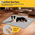 Bartuke Silicone Dog Crate Mat, 40"x 28" Under Dog Crate Kennel Pad with Raised Edge, Washable Dogs Bed Mat, Waterproof, Leakproof, Protect Floors (Green)
