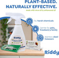 Riddy Flea and Tick Spray, Natural Pet Treatment, 8oz