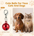 14 Pcs Cat Bell, Bell for Cat Collar with Clasps, Colorful Round Bells