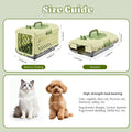 Pet Crate for Cats & Small Dogs-19.88’’L No-Tool Assembly Foldable Cage for Puppies Cats Kittens Easy to Carry Washable 