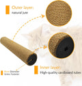 2 Pcs Cat Scratching Post Replacement for Indoor 15.7 x 3.1 Inches Cats Tree Replacement Parts Natural Sisal Cat Scratch