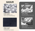 GASUR Small Dog Beds Small Size Dogs, Rectangle Washable Dog Bed, Orthopedic Dogs Sofa Bed, Pet Cuddler Anti-Slip Bottom, Soft Calming Sleeping Warming Puppy Bed (S (20"x 19"x 6"), Black)