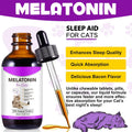 asusxcli Melatonin for Cats - Cat Calming Treats- Cat Sedative for Grooming - Helps to Support Restful Sleep for Your Cat - Cat Sleep Aid - Anxiety Relief for Cats