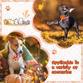 Frienda 8 Pcs Fall Thanksgiving Dog Collar Flower Attachment Bows Charms