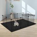 Waterproof Pet Playpen Mat, 59 x 39 Inch Guinea Pig Cage Liner Reusable Floor Pad with Non-Slip Backing Perfect for Rabb