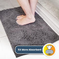 Muddy Mat® Pack of 3 Highly Absorbent Microfiber Dog Door Mat and Pet Rug, Non Slip Thick Washable Area Mat Soft Chenill