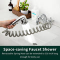 ZCONIEY Sink Faucet Sprayer Attachment Hair Pet Rinser Showerhead with Stop Water-saving Function