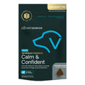 VetriScience Veterinary Strength Calm & Confident Chews - Stress Supplement for Pets - Supports Brain Function for Cats & Dogs - with L-Theanine, Thiamine & More - 60 Count