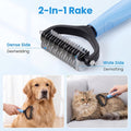 Pet Grooming Combo Flea Lice Combs for Dogs Cats Stainless Steel
