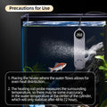 UPETTOOLS 50W Mini Aquarium Heater, Digital Fish Tank Heater