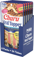 INABA Churu Meal Topper for Cat Food, Chicken, 24ct