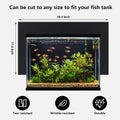 Aquarium Background Paper Decor Fish Tank Backdrop Wallpaper Electrostatic Adhesive, No Glue, Easy to Install, Reusable 
