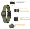 HEELE Dog Collar, Reflective Dog Collar, Soft Neoprene Padded Breathable Nylon Pet Collar Adjustable for Medium Dogs, Ar