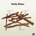 Redbarn Bully Slims 100% Natural Premium Beef Esophagus Dog Treat, 4.7oz