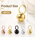 10 Pcs Bell for Dog Collar, 1/2 Inch Bells for Dog Collars for Small Pets
