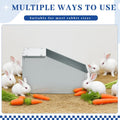 1 Pcs Galvanized Metal Rabbit Nesting Box, 14.5 * 8.5 * 8 Inch