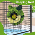 KATUMO Bird Nest, Small Sun Conure Breeding House Parrotlet Snuggle Hut Lovebird Bed for Conure, Lovebird, Zebra Finch, Loriculus, Hamster and Other Small Birds (Less Than 5 inches Long)