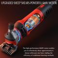 Sheep Shears 500W Professional 6 Speeds, Heavy Duty Sheep Clippers for Sheep, Alpacas, Goats and Thick Coat Animals