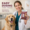 Dewormer for Dogs, Fenbendazole for All Wormers, Hookworms, Tapeworms, Whipworms and Roundworms, 12 Count