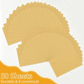 50 Pack Gravel Liner Calcium Paper for Bird Cage