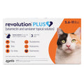 Revolution Plus (selamectin and sarolaner Topical Solution) for Cats, 5.6-11 lbs (Orange), 3 Tubes