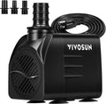 VIVOSUN 660GPH Submersible Fountain Water Pump for Pond, Aquarium, Statuary